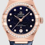 Best-selling Fake Omega Constellation Gold Watches UK With Leather Strap: Elegance And Precision