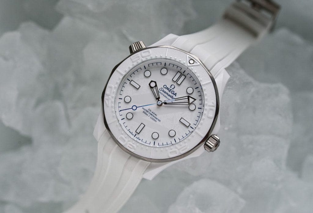 The White Ceramic UK AAA Replica Omega Seamaster Diver 300M Milano Cortina 2026 Watches